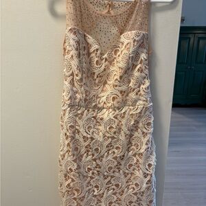 Elegant Lace Sleeveless Dress